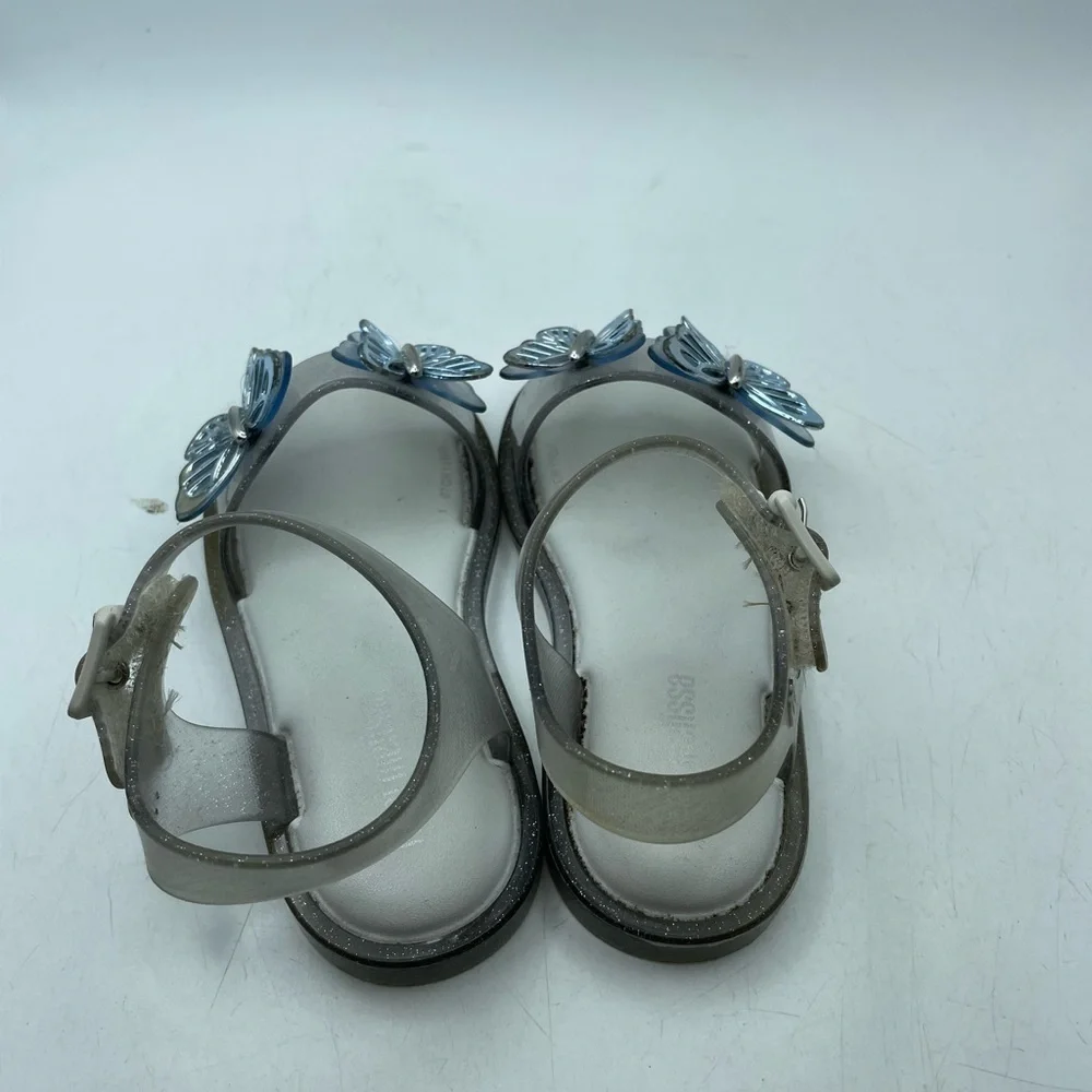 Mini Melissa Butterly girls sandals size 7